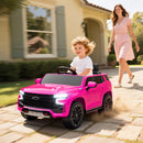 12V Pink Electric Ride-On Car for Kids