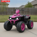 12V Electric Kids ATV with LED Lights and Adjustable Speed