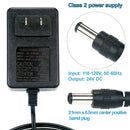 Weeylif Black 24V Charger for Kids' Ride-On Toy Cars
