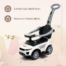 OLAKIDS 4-in-1 Ivory White Ride-On Push Car TQ10131WH