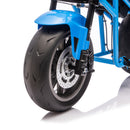 Kids Electric Motorcycle with 24V 300W Power, 11.18 MPH Speed, 14" Fat EVA Wheels, and Fun Music & Lights