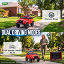 12V Official Land Rover Defender Electric Vehicle for Kids Ages 3 and Up - Red