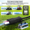 12 AMP 36 Volt Waterproof Golf Cart Charger for Club Car, EZGO & Yamaha