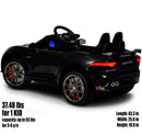 Kids Licensed Jaguar Ride-On Car with R/C and MP3 Player in Multiple Colors