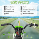 Electric Dirt Bike for Kids with Training Wheels - Fun Ride-On Motorcycle Toy