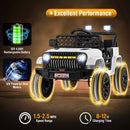 12V Battery-Powered Electric Ride-On Truck for Kids with 3 Speed Options