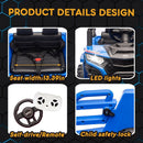 12V Electric Ride-On UTV for Kids 3-5 with 4-Wheel Suspension and Remote Control, Speed Range 1.86-3.11MPH