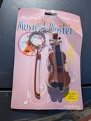 Mini Electronic Violin Keychain with 8 Songs for Ages 8 and Up
