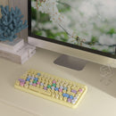 UBOTIE Vibrant Wireless Bluetooth Keyboard in Yellow