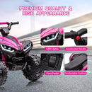 12V Electric 4-Wheel ATV for Kids - Battery-Powered Ride-On Quad Toy