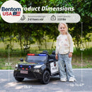 Land Rover 2-Seater 24V Electric Police Car Ride-On for Older Kids