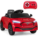 Ford Mach E Electric Ride-On Car with Parental Control, LED Lights, Horn, and Music