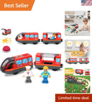 Robust Electric Train Set Featuring Adaptable Passengers - Ideal for Ages 3 and Up