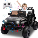 Kids 24V Electric Ride-On Car with 400W Power, Remote Control, Music, and LED Lights, White