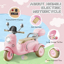 HEIMILI 12V Two-Seater Electric Motorcycle for Kids, Mini Electric Bike