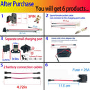 6V, 12V, 24V Round Charging Port for Kids' Power Wheels Electric Ride-Ons