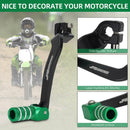 Green Folding Shift Lever for KLX 110 Motorcycle Gear Shifter