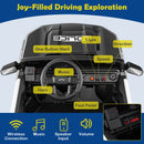 24V 4WD Electric Ride-On for Kids with Siren, Flashing Lights, and Remote Control