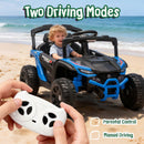 24V Children’s UTV with Remote Control, Bluetooth Audio, and 4-Wheel Suspension