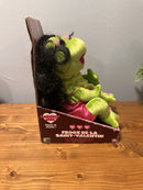 2008 Gemmy Valentine Frogz Animated Plush Doll - Crazy In Love Beyonce Edition