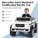 12V Mercedes-Benz Ride-On Car for Kids with Trunk - White