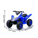 12V Electric Ride-On Car for Kids with Dual Motors, Bluetooth, Music, and LED Lights