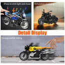 Diecast Motorcycle Model Collection, 4-Pack of 1:12 Scale Alloy Bikes