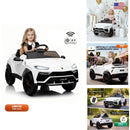 Lamborghini Urus 12V Electric Ride-On Truck for Kids - White 4-Wheel Toy