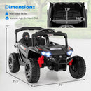 12V Electric Ride-On Car for Kids with Remote Control, LED Lights, and Music