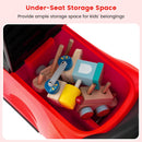 OLAKIDS 10061 Red 3-in-1 Mercedes Benz Push Car Ride-On Toy