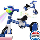 FZHZZ 4-in-1 Balance Bike for Toddlers Aged 1-3 Years, Perfect for Boys and Girls