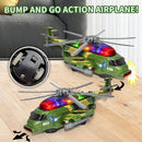 Army Helicopter Toy for Kids Aged 3-7 with Lights