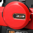 Red 12V Battery-Powered Kids Ride-On Truck with MP3, LED Lights, Remote Control, and Cover