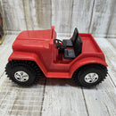 Retro Red Battery-Powered Fancy Buggy Kit with Unused Stickers