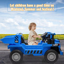 12V Remote-Controlled Electric Dump Truck Toy Car, 4-Wheel Drive