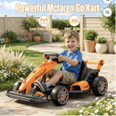 McLaren LN4 Electric Go Kart in Orange and Black with Dual 200W Motors
