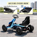 Blue 12V Electric Go Kart for Kids Featuring EVA Tires