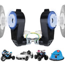 Set of 2 High-Speed 12V RS550 Gearbox Motors 40000RPM for Kids Ride-On Vehicles