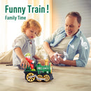 Steam-Powered Toddler Train with Lights, Sounds, and Bump-and-Go Action