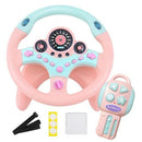 Interactive Steering Wheel Toy for Kids with Lights, Music, and Suction Cup Base