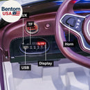 White Bentley Licensed Electric Kid Car with Parental Remote Control