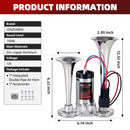 Powerful 150dB 12V Air Train Horn with Compressor for Vehicles