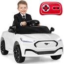 Ford Mach E Electric Ride-On Car with Parental Control, LED Lights, Horn, and Music