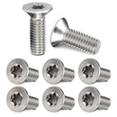 Set of 8 Stainless Steel Brake Disc Rotor Screws and Bolts for Automotive Use