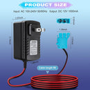 12V Charger for Peg-Perego John Deere Ground Force Tractor and Gators XUV