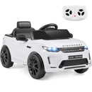 Land Rover Electric Ride-On Car for Kids - 12V Battery - White