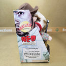 Animated Plush Red Dancing Hamster - Country Boy Edition 2003