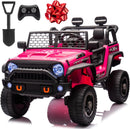 24V MOEYURO Electric Ride-On Truck for Kids with Remote Control - 2 Seater