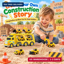 Veslier Building Vehicle Play Set for Kids Ages 3-6