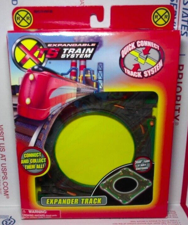 Expandable Train Track System with 11 Track Extenders Set